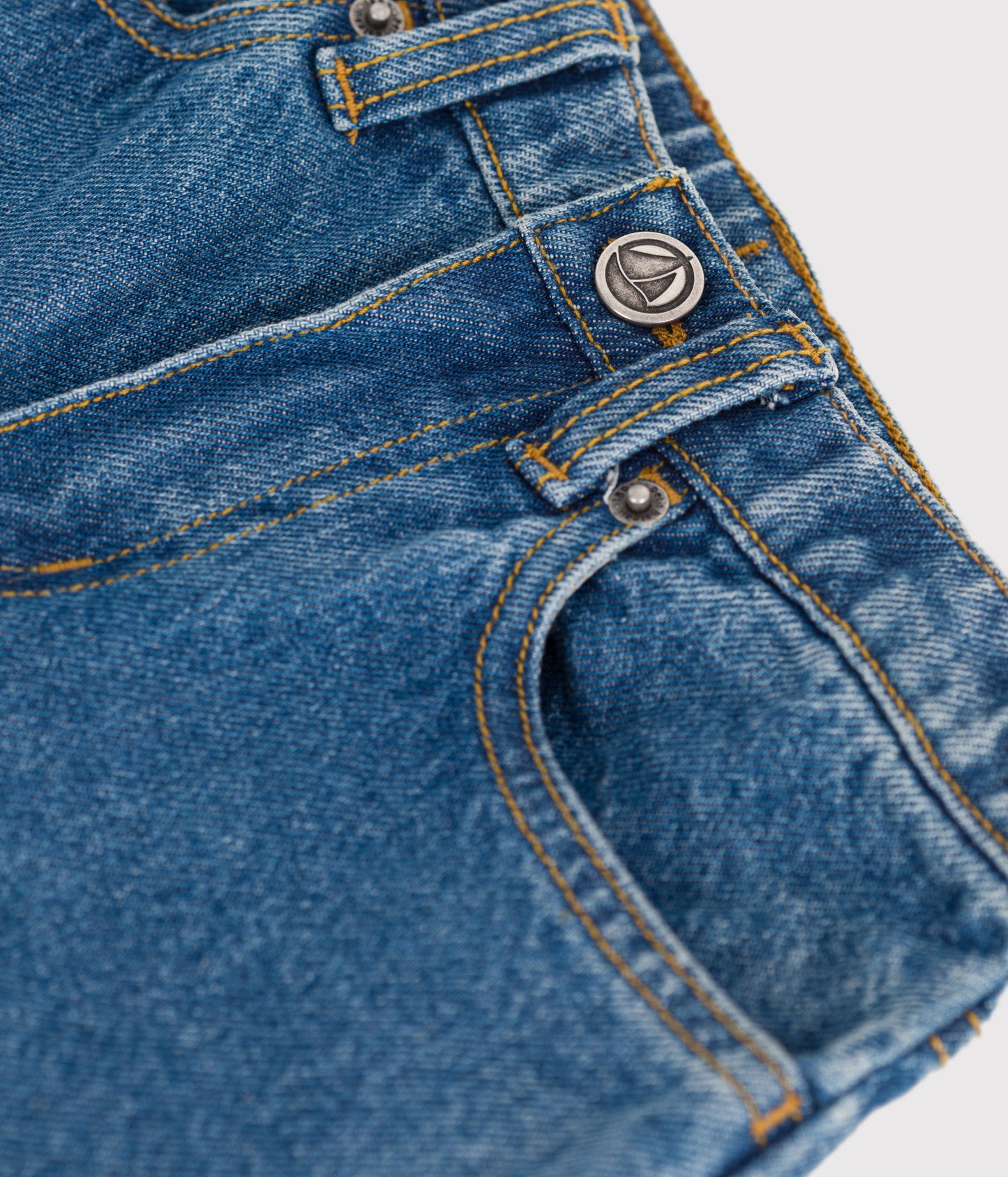 Denim jeans i stonewash til børn