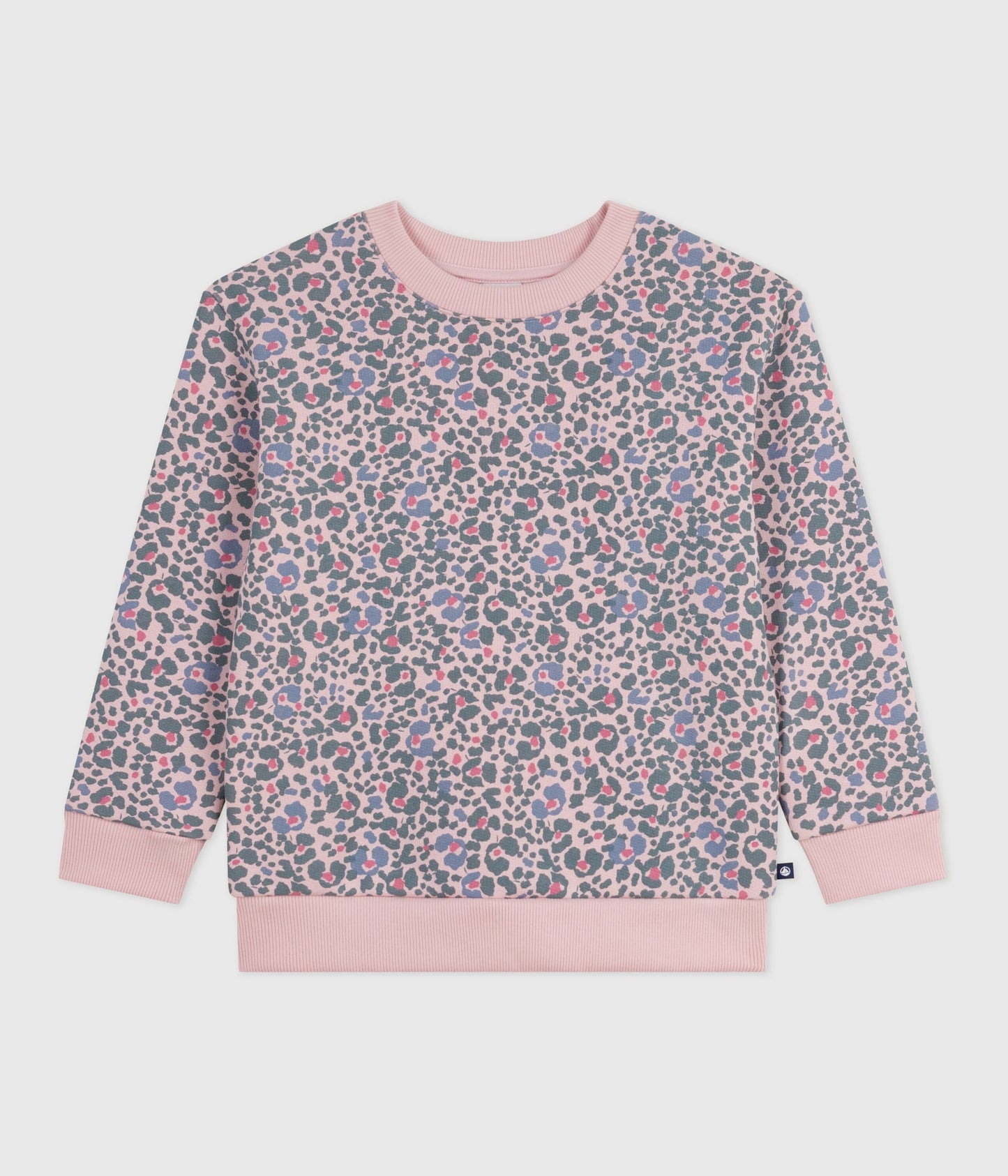 Blomstret sweatshirt til piger