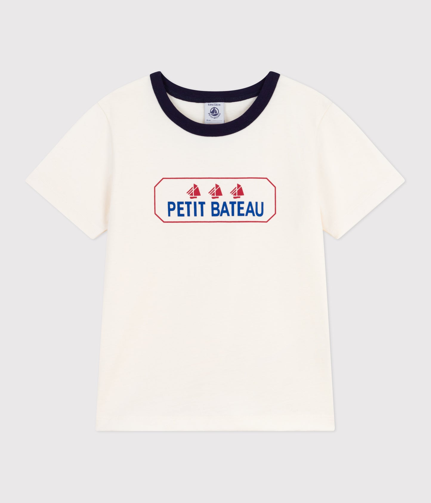 T-shirt i bomuld til børn med logo