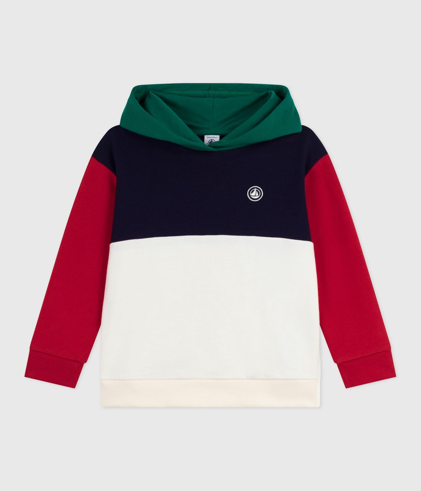Colorblock sweatshirt til børn