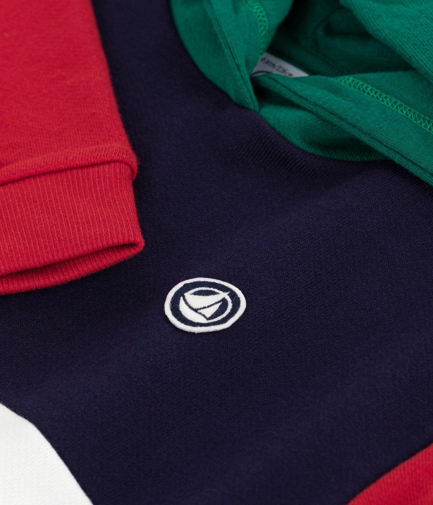Colorblock sweatshirt til børn