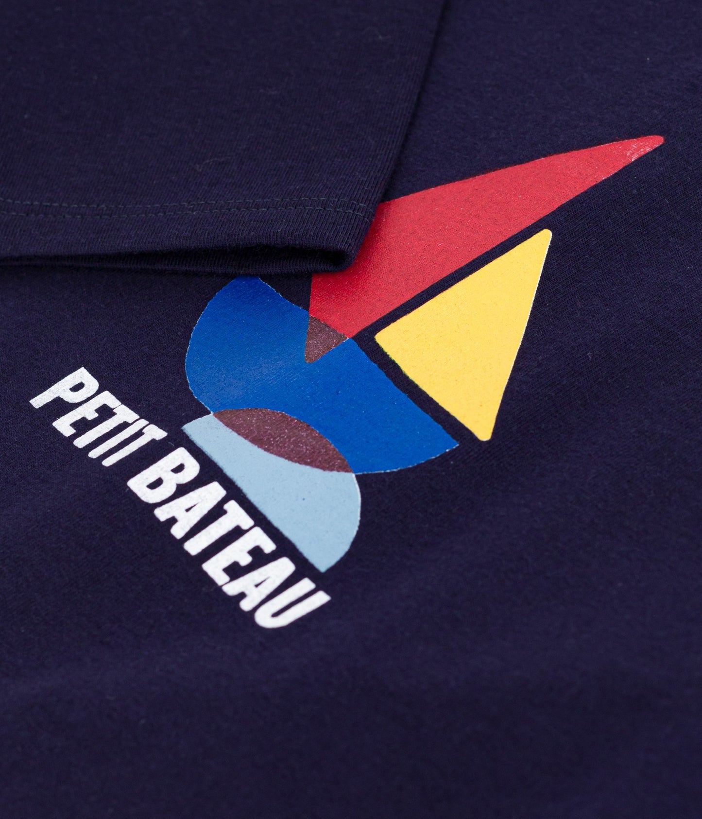 Sweatshirt til baby med multifarvet båd