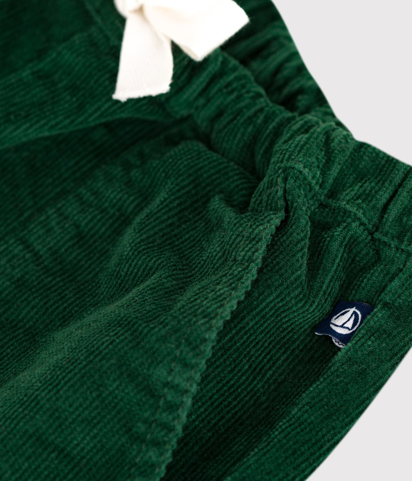 Fløjlsbukser i grøn til baby