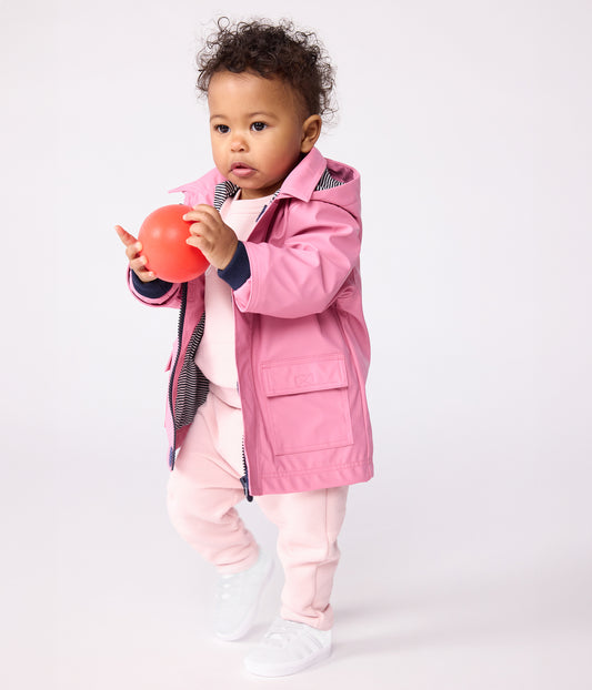 Regnjakke baby - pink