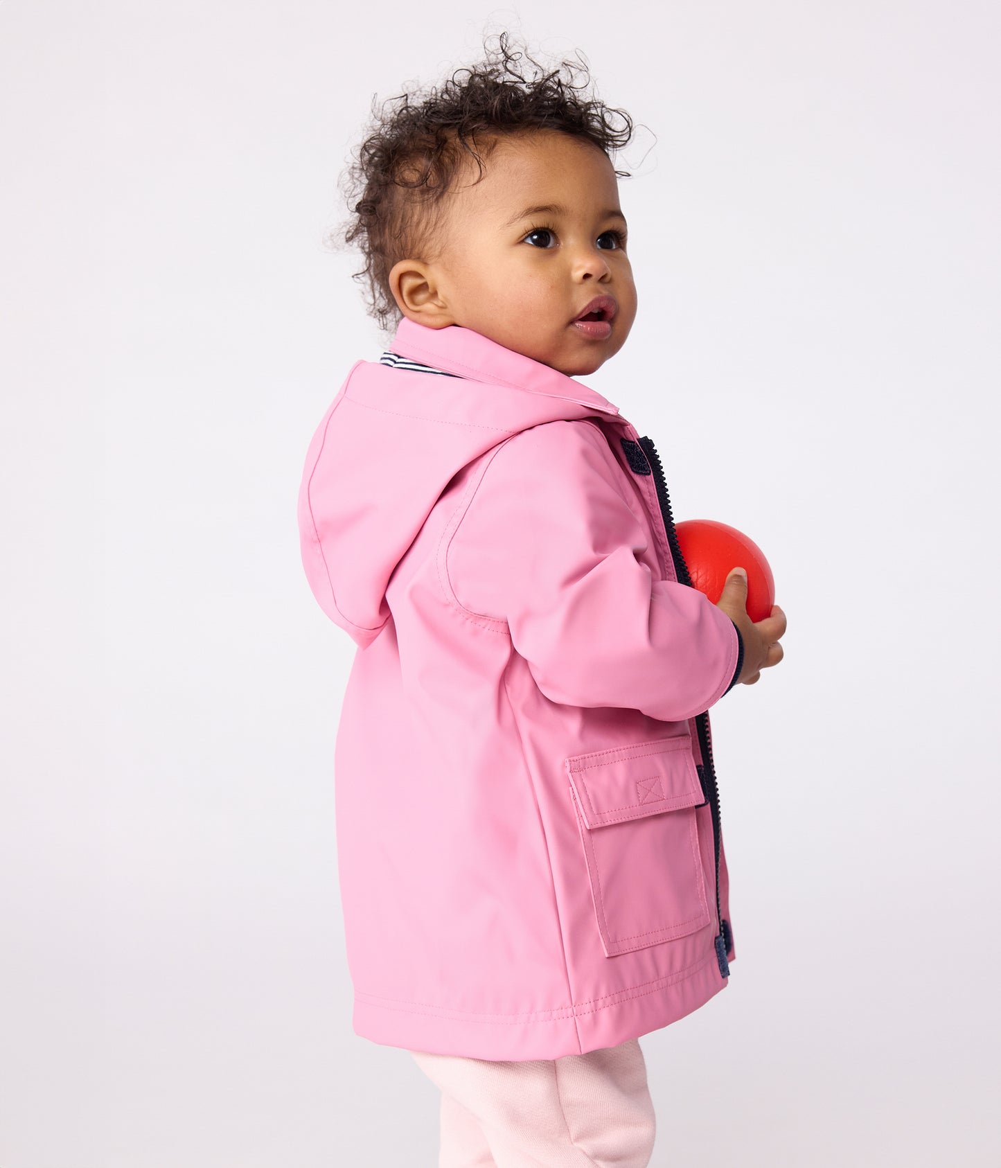 Regnjakke baby - pink