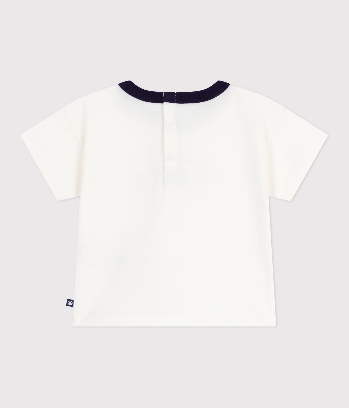 T-shirt i bomuld til baby med logo