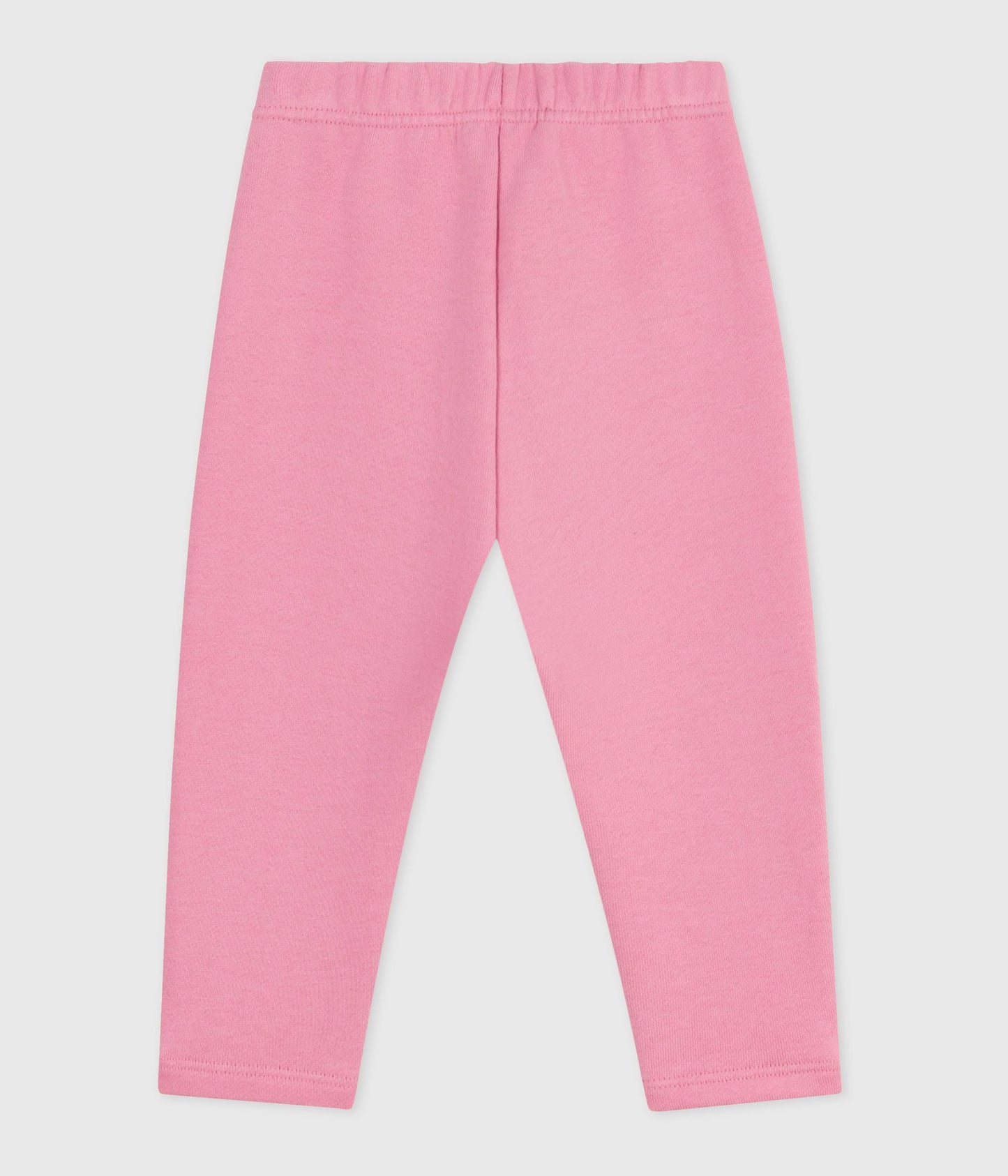 Joggingbukser i ensfarvet bomuld til baby - pink