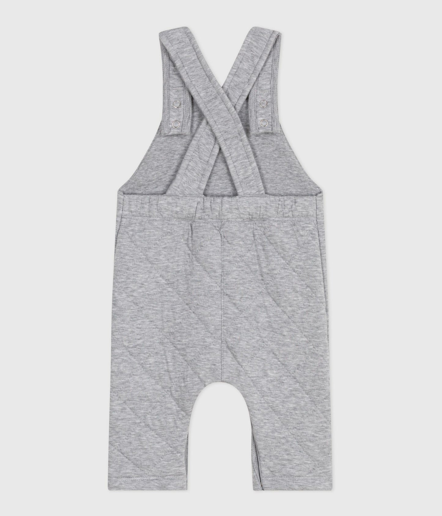 Vatterede overalls til baby - grå