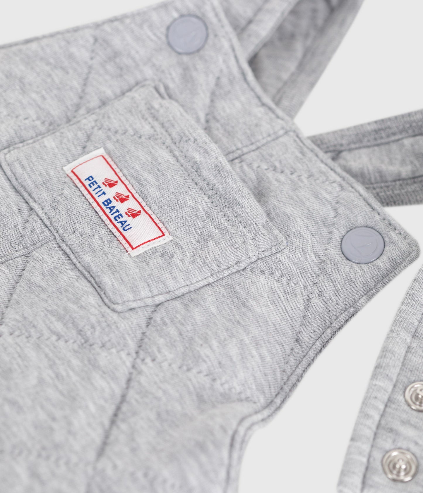 Vatterede overalls til baby - grå
