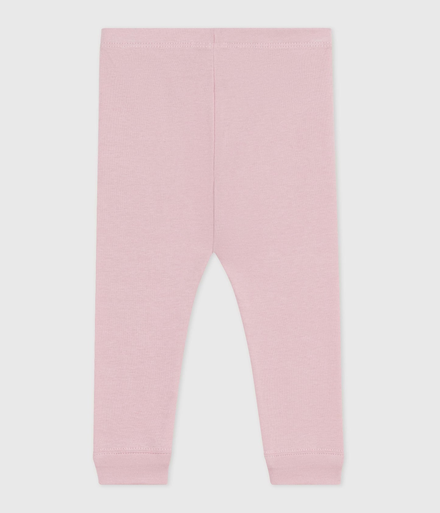Leggings til baby i bomuld - lyserød
