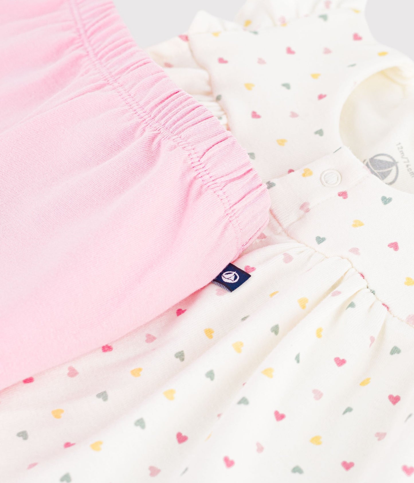 2-delt sæt til baby med shorts og top - Lyserød/multi