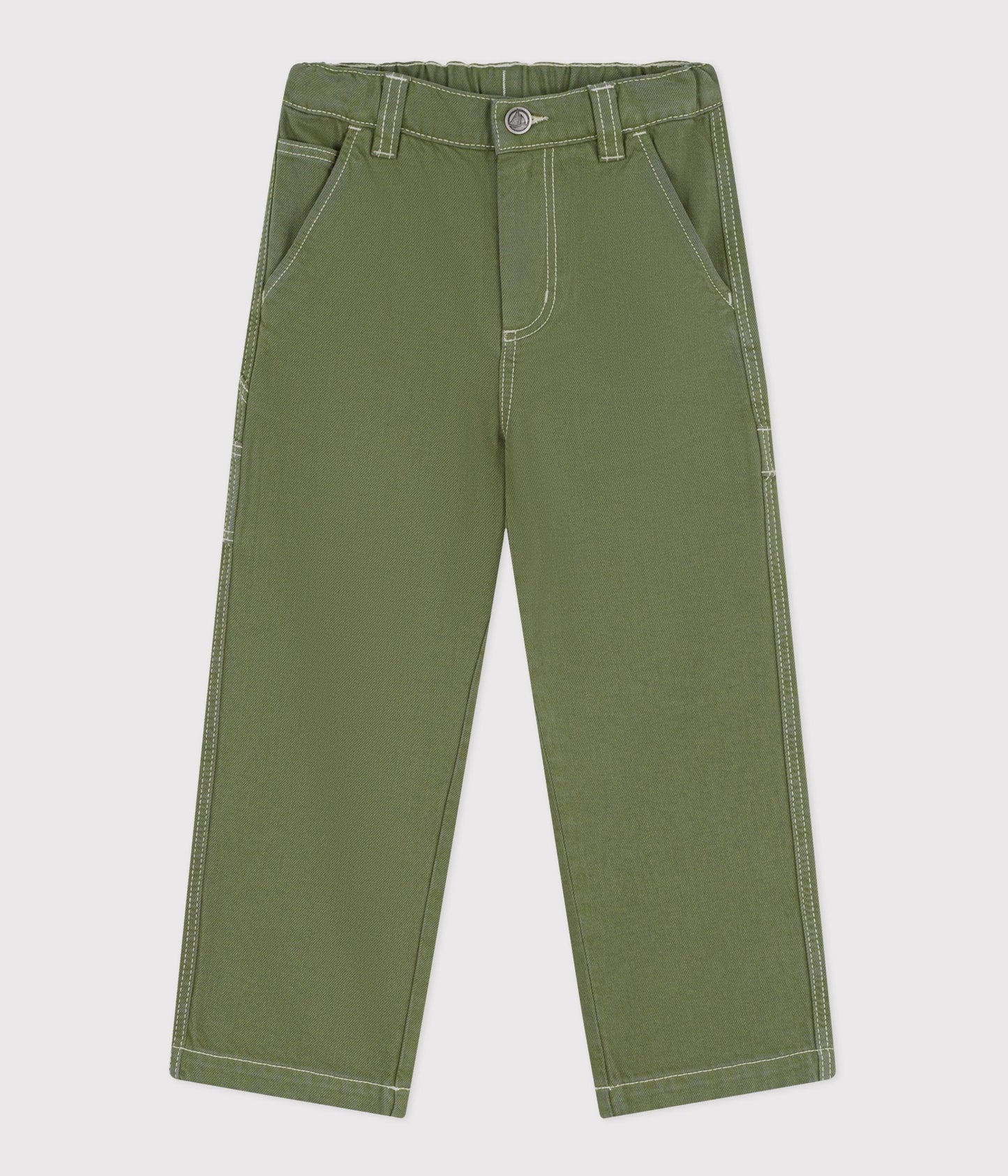 Cargo denimbukser til børn - Olivengrøn