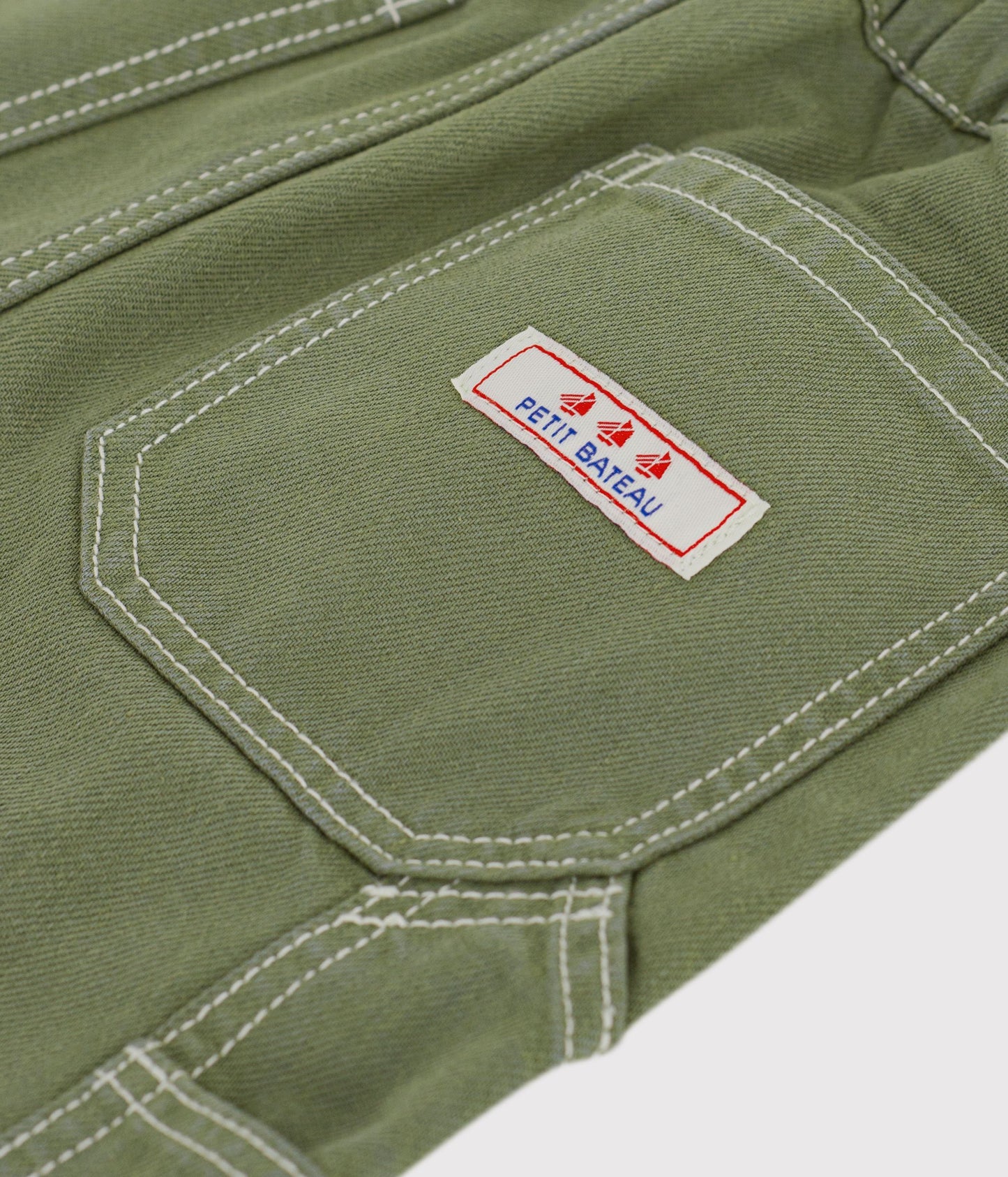 Cargo denimbukser til børn - Olivengrøn
