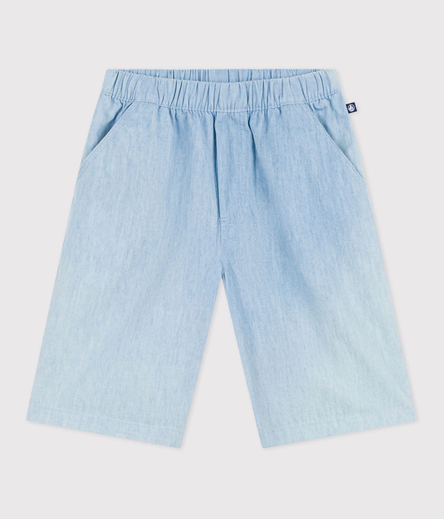 Bomuldsshorts til drenge - Bleu clair