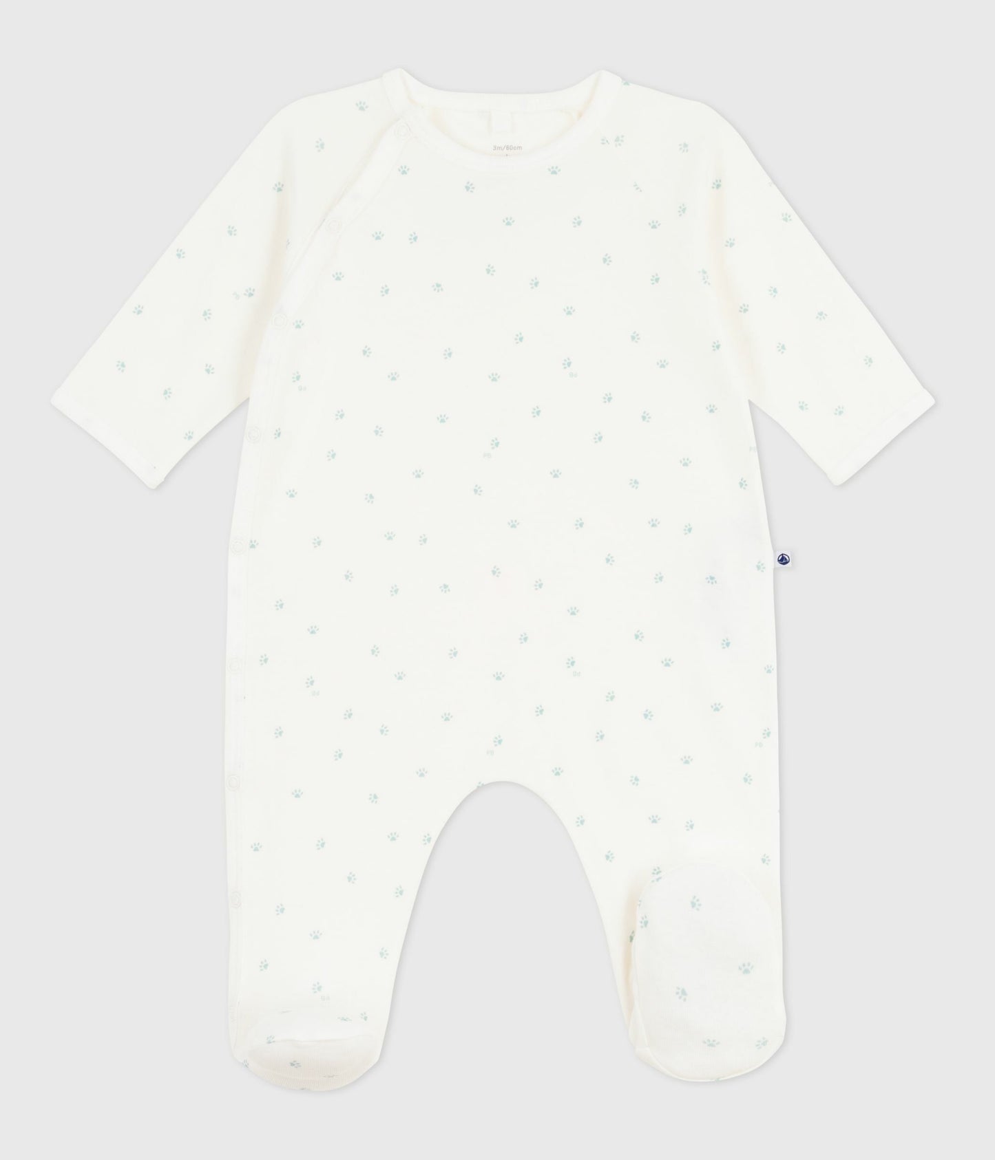 Pyjamas med fødder og små poter