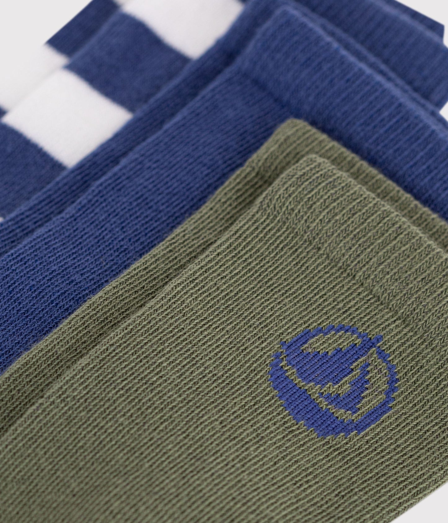3-pak strømper - Mørkeblå/Olivengrøn