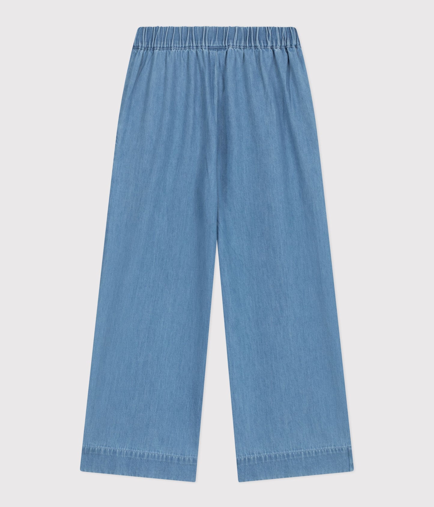 Brede denimbukser - Denim Clair