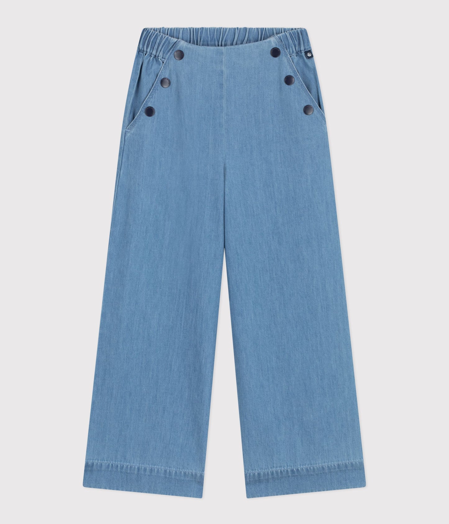 Brede denimbukser - Denim Clair