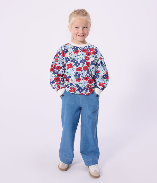 Brede denimbukser - Denim Clair