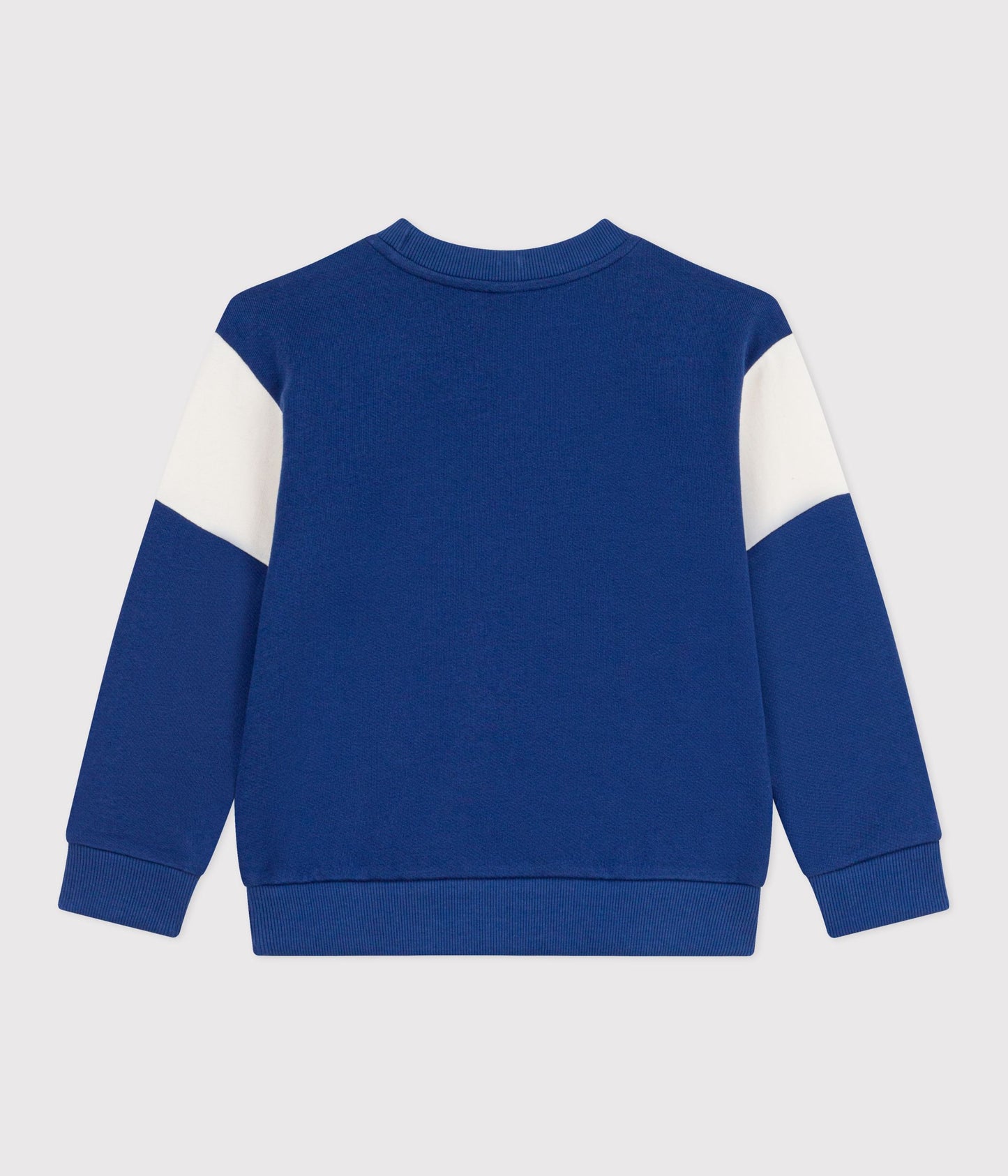 Sweatshirt til børn i blå med logo