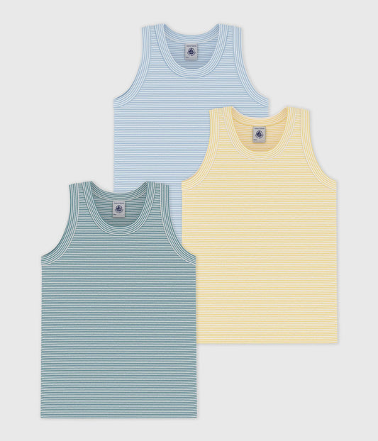3-pak undertrøjer - Multifarvet strib