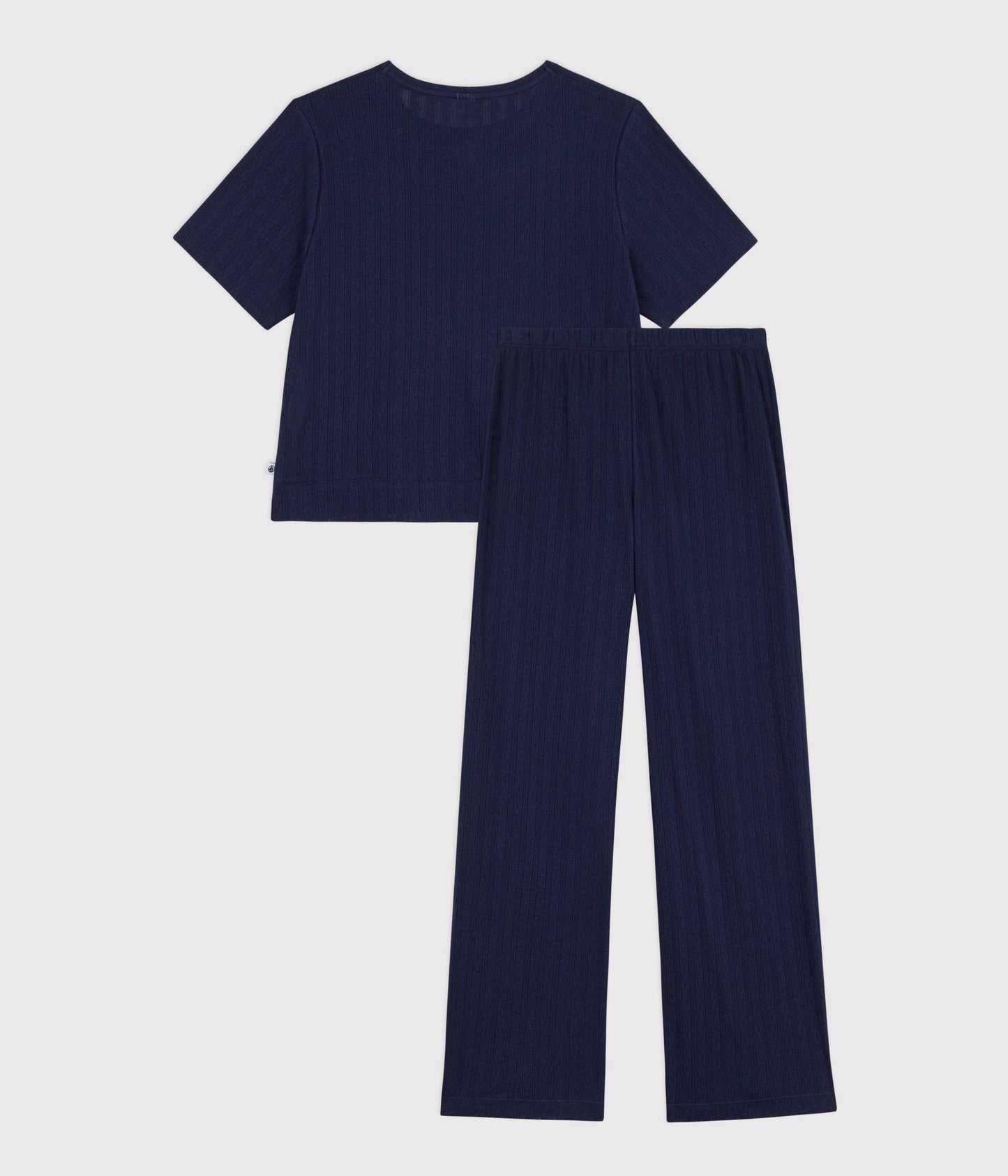 Pointelle pyjamas til kvinder - Mørkeblå