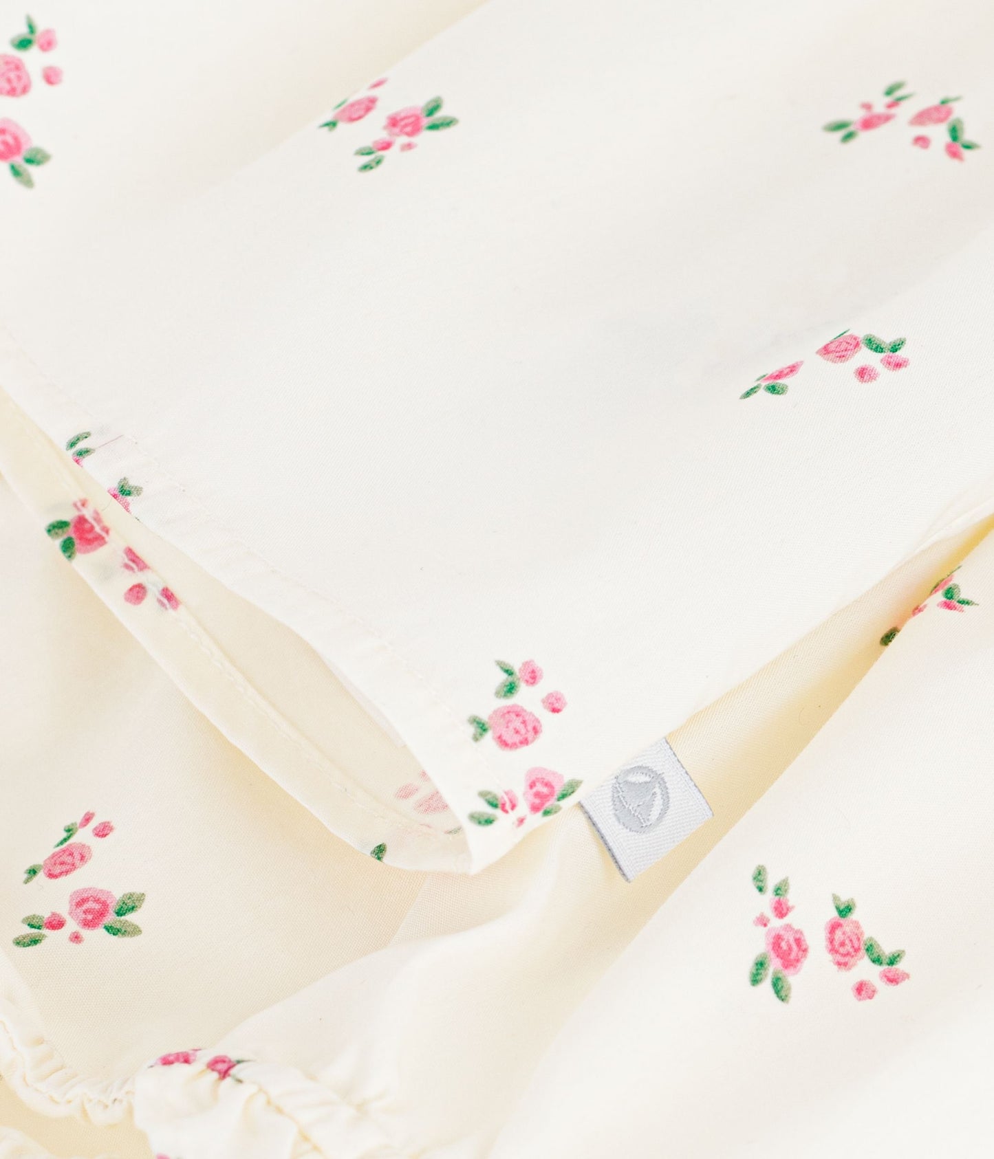 2-delt sæt til baby med bloomers og top - små blomster