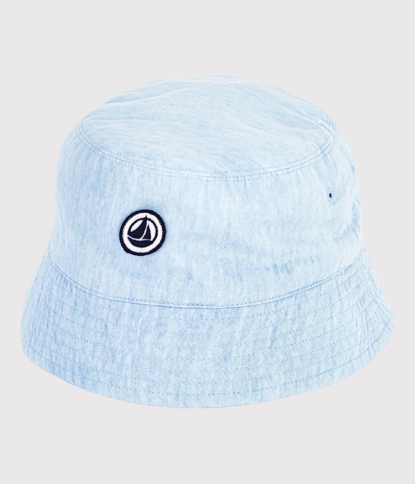 Bøllehat i denim - Bleu Clair