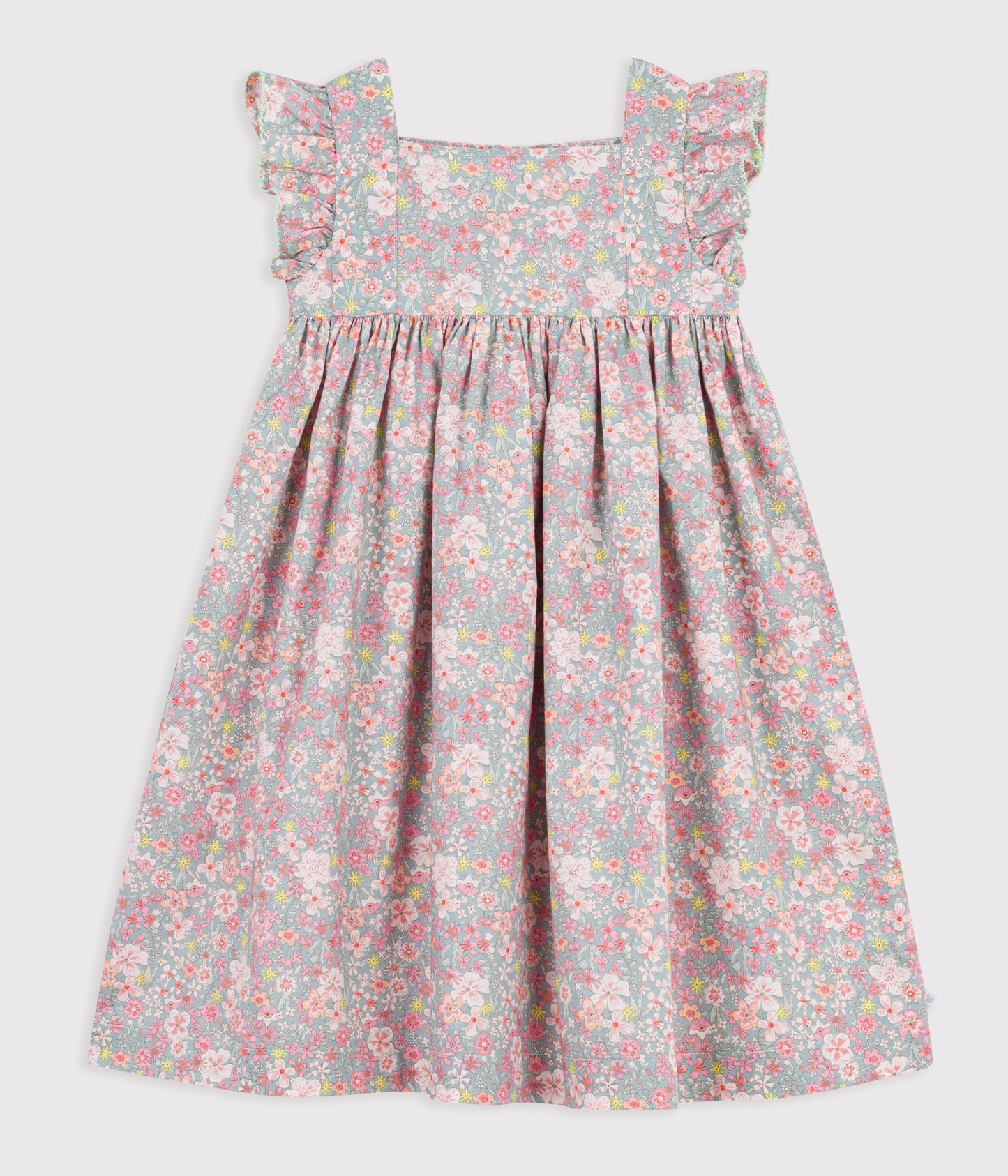 Blomstret sommerkjole uden ærmer - Liberty