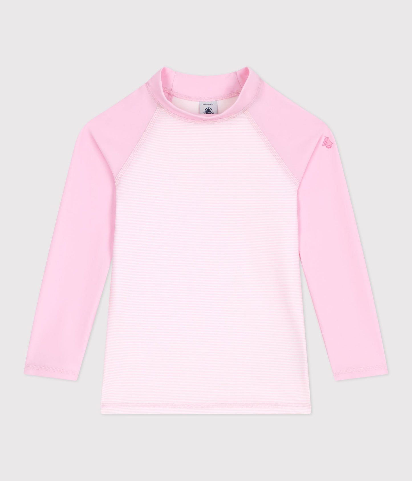 UV-beskyttende bluse - lyserøde striber