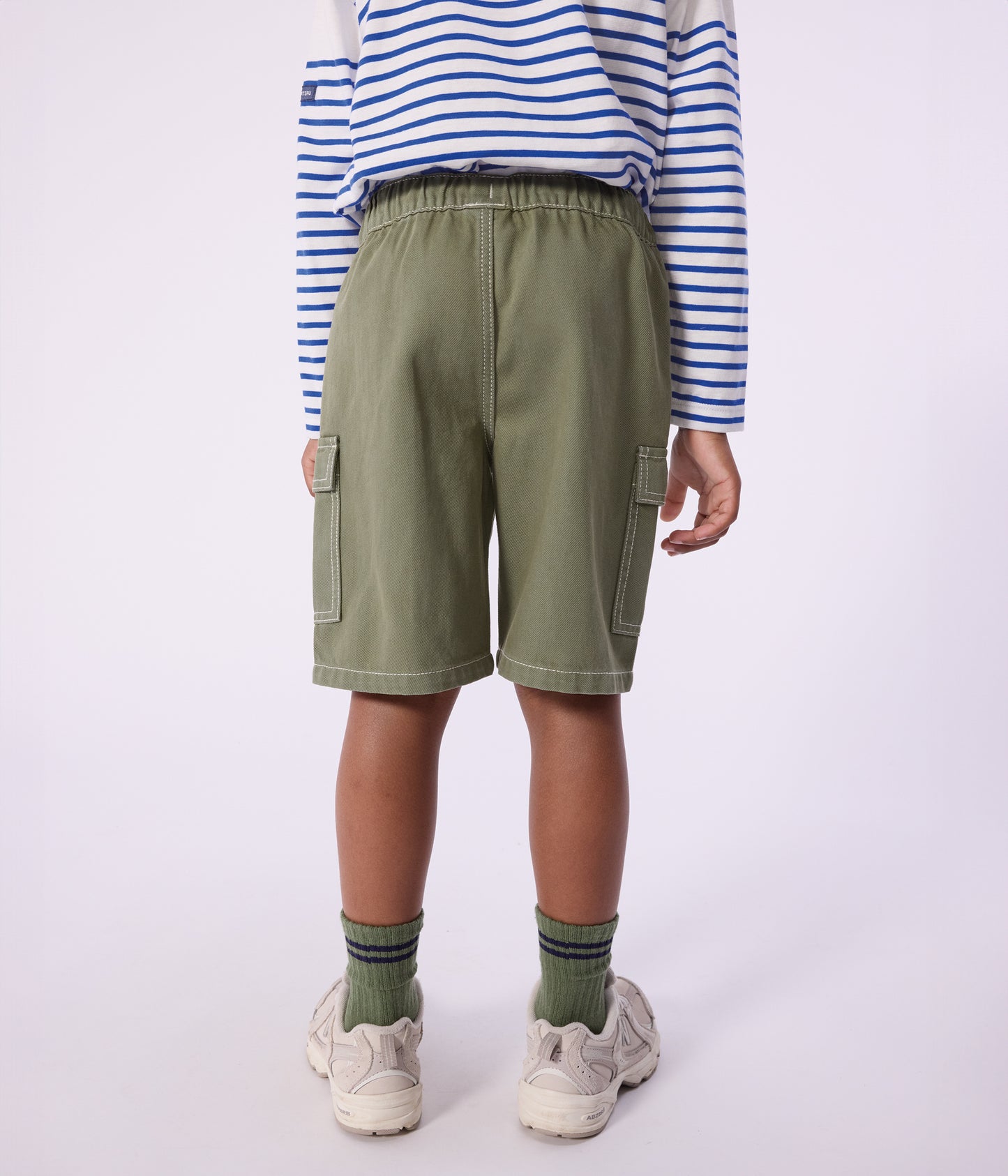 Cargoshorts til drenge - Olivengrøn