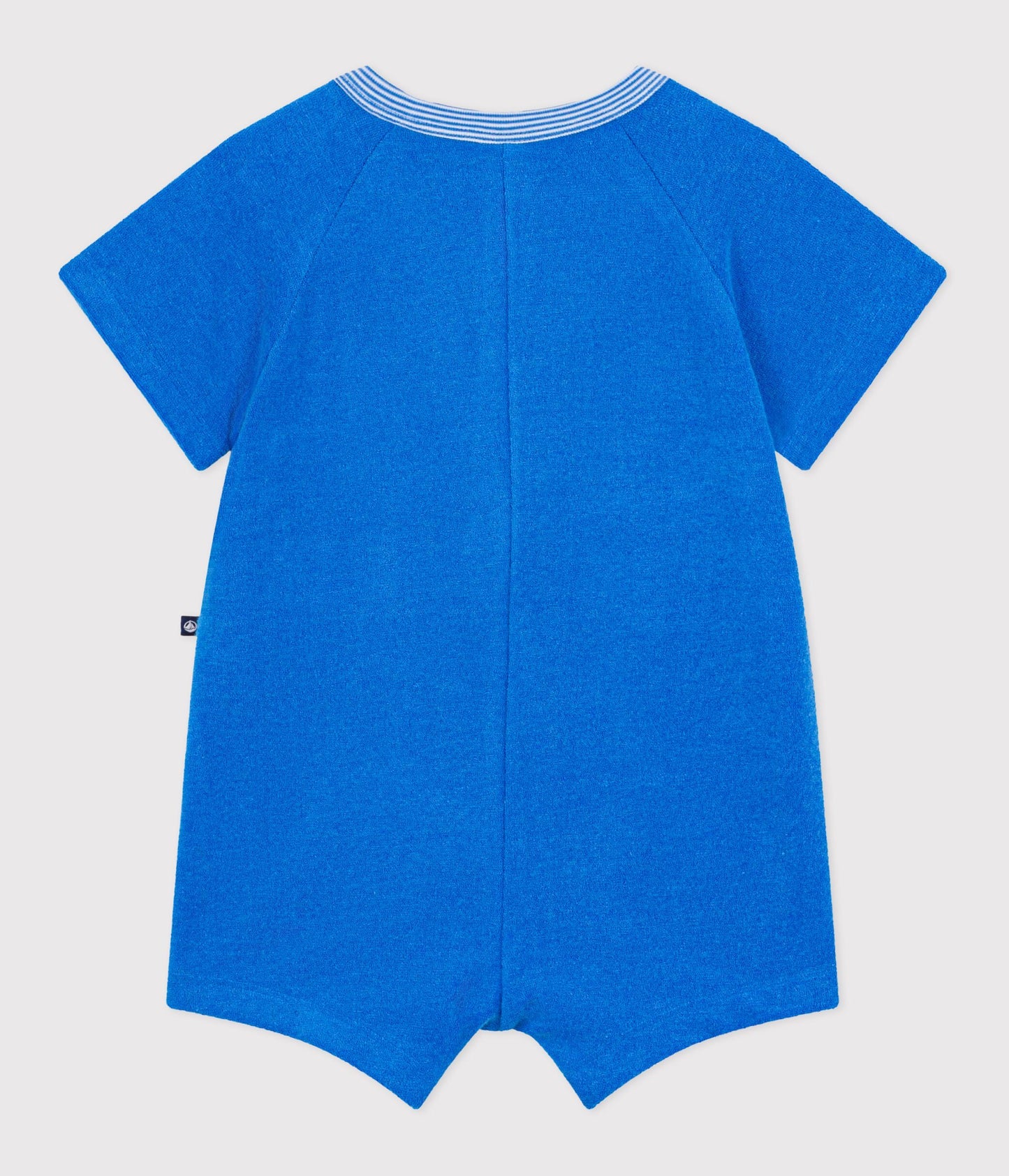 Bomuldsjumpsuit til baby - Blå/Delphinium