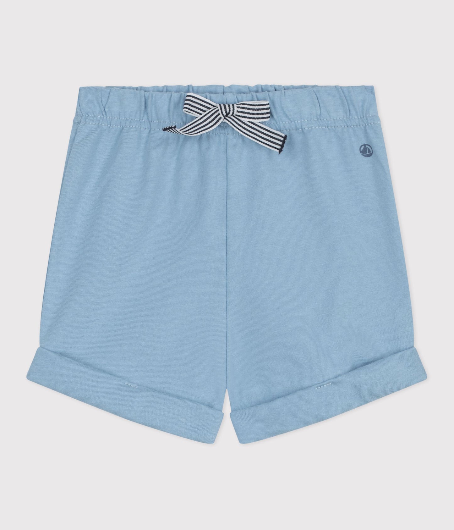 Bomuldsshorts til baby - Blå/Flo blå