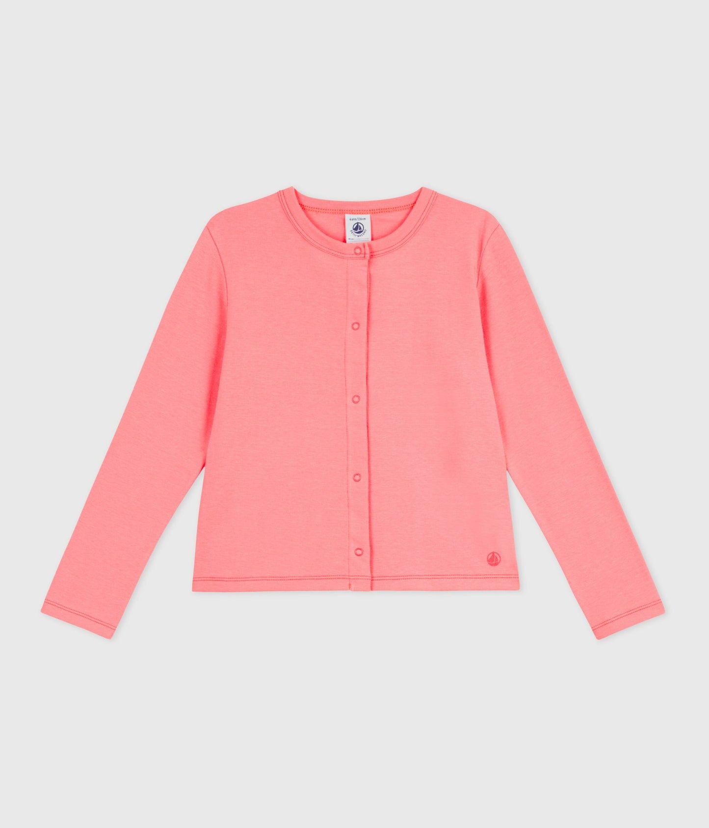 Cardigan - Lys koral/Flamand