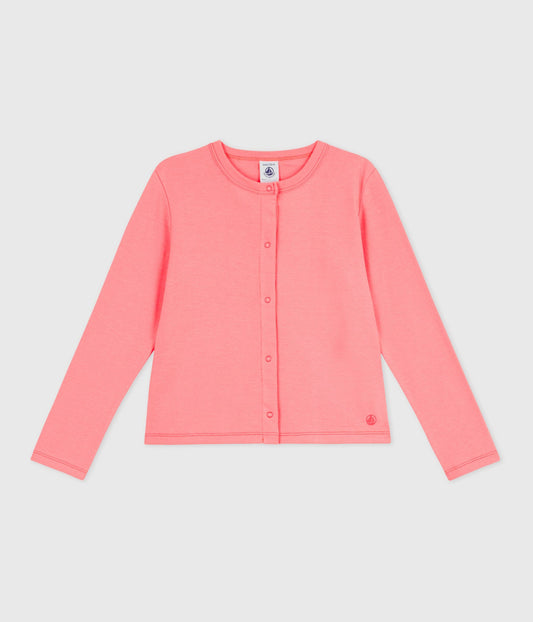 Cardigan - Lys koral/Flamand