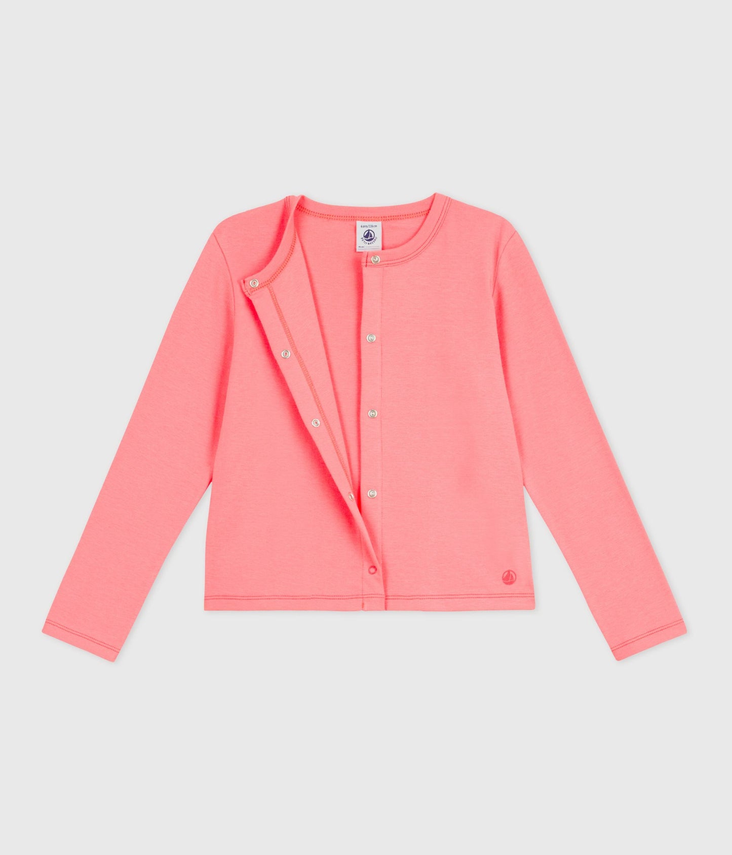 Cardigan - Lys koral/Flamand