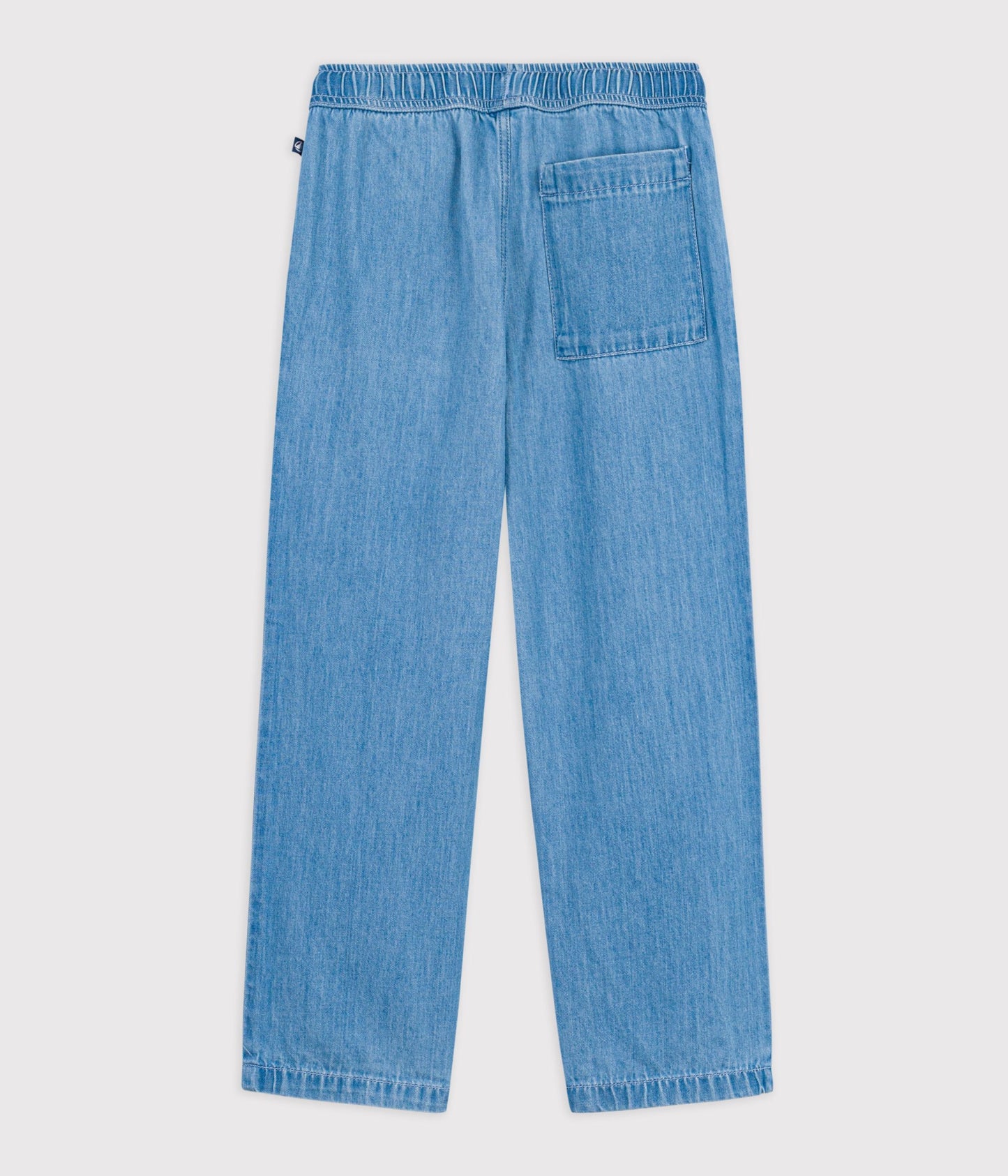Løse denimbukser med elastikkant - Denim Clair