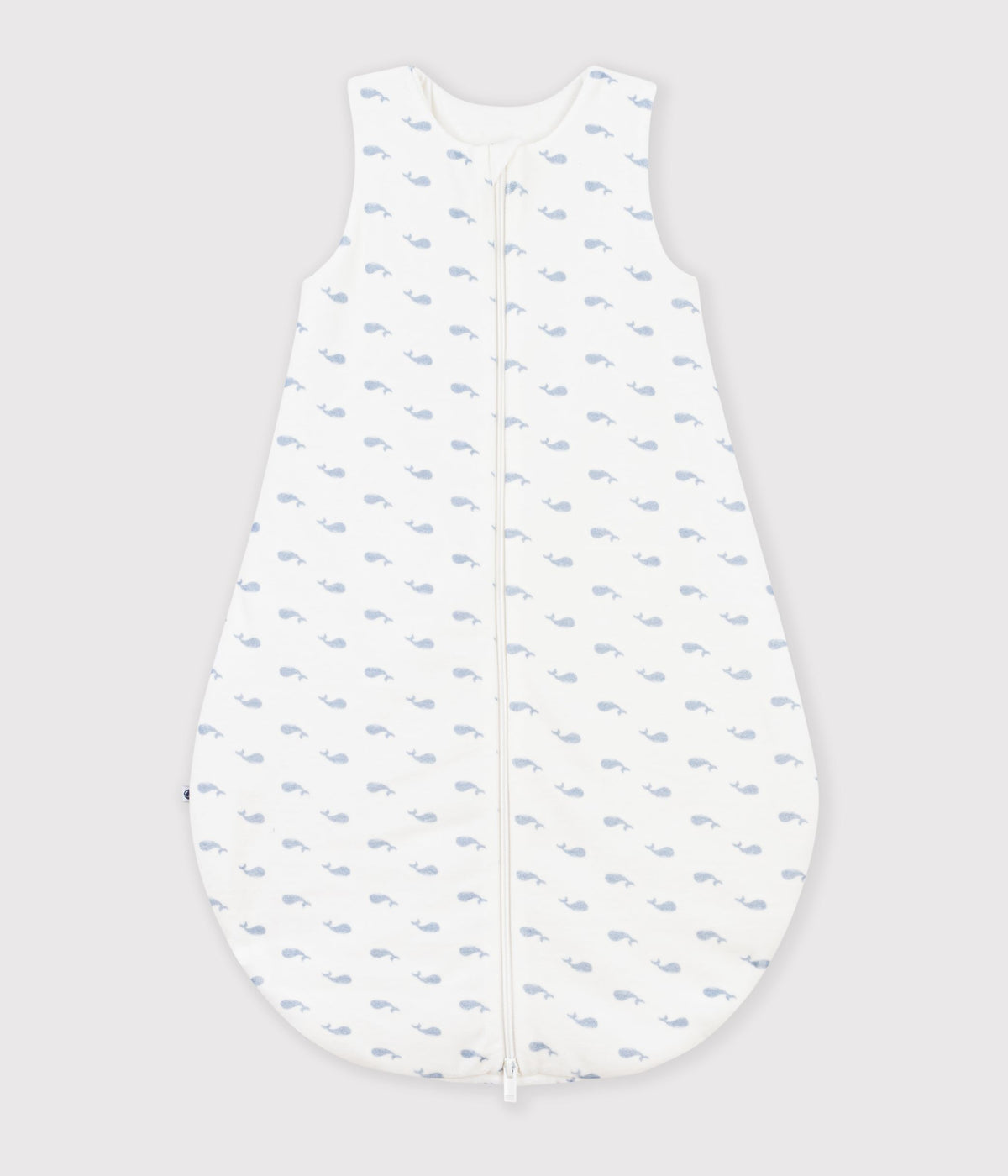 Sovepose til baby 3 TOG hvalprint - MARSHMALLOW/RIVIERA