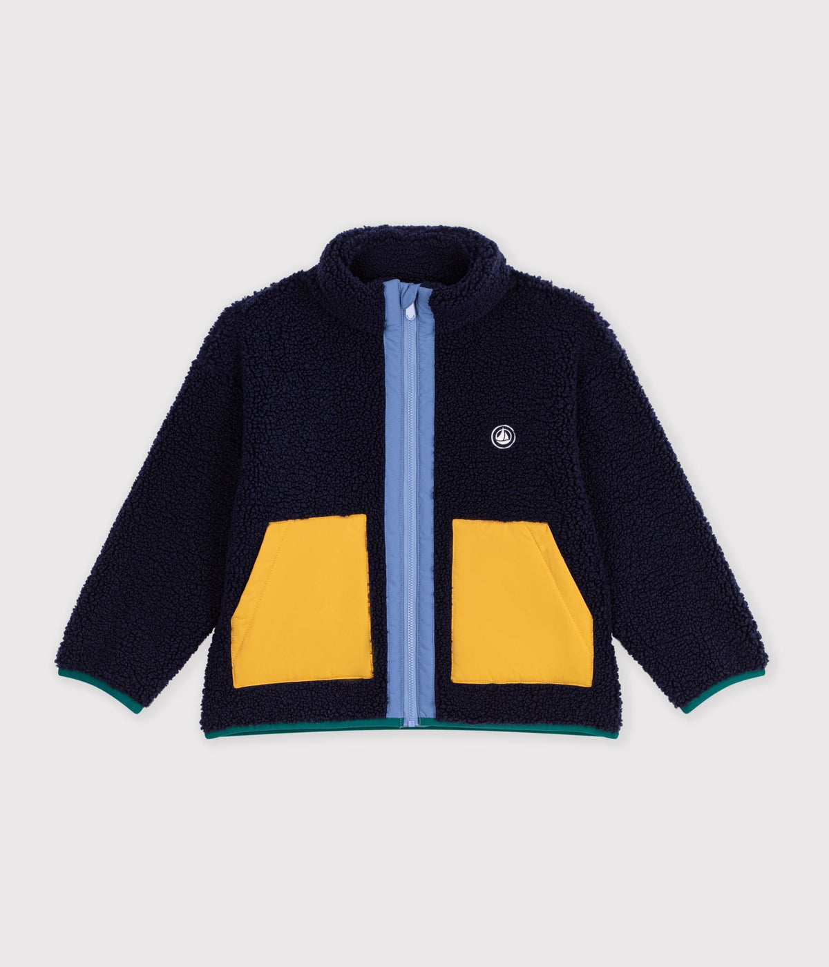 Sherpa colourblock jakke til børn - Smoking
