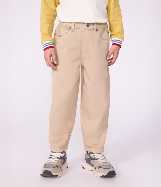 Denimbukser - Beige/Sand
