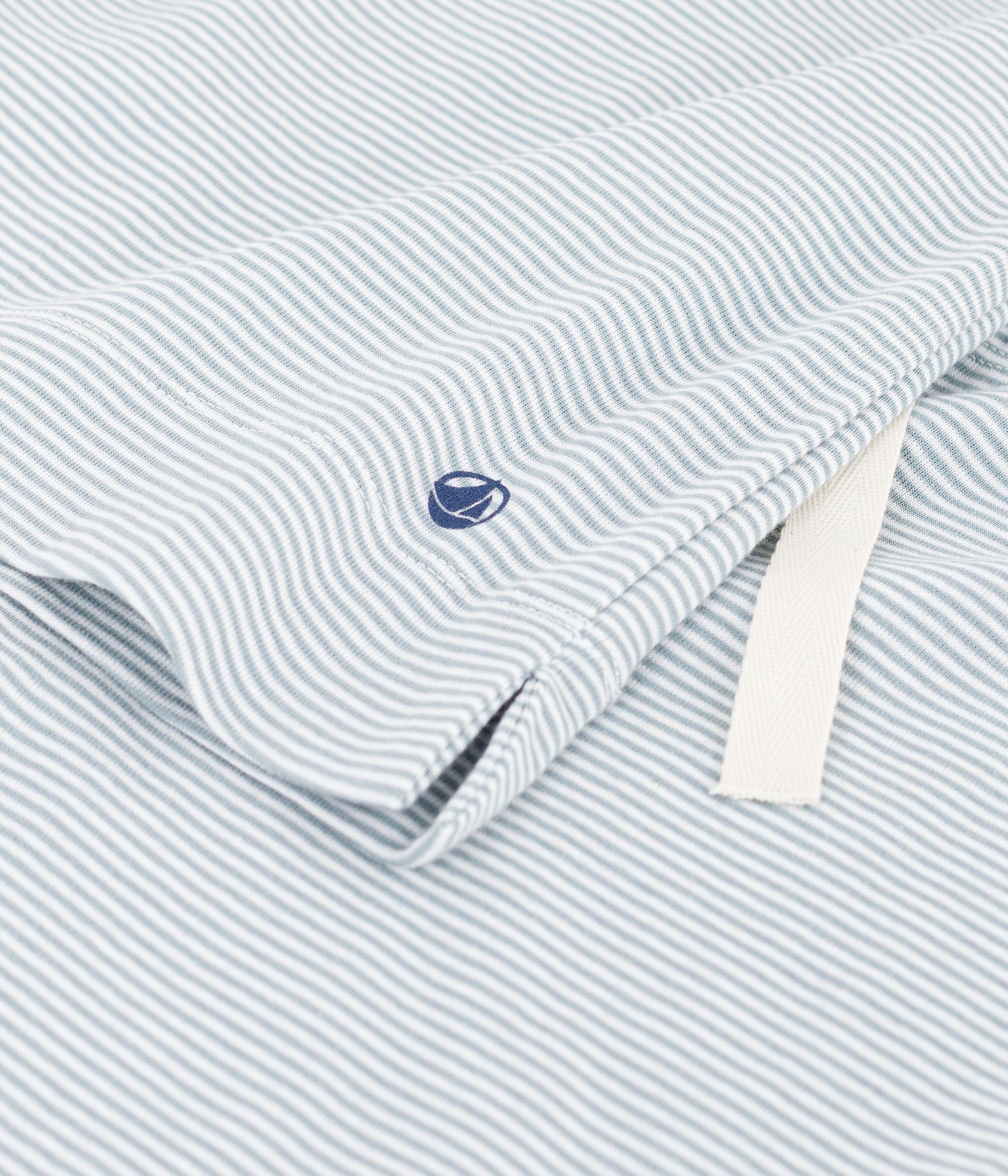 Pyjamas til kvinder - Sedumblue/Marshmallow strib