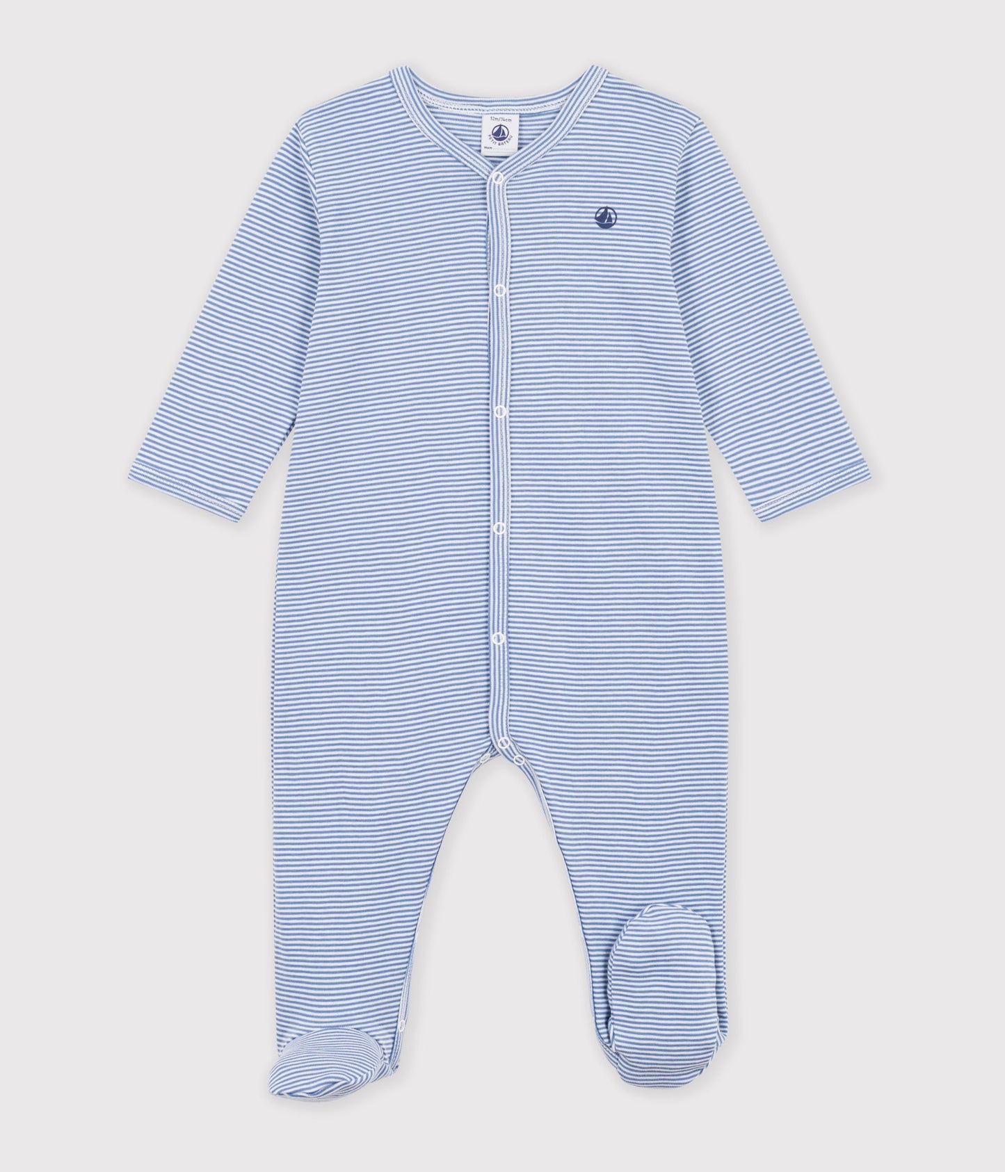 Pyjamas i milleraies strib - Riviera/Marshmallow