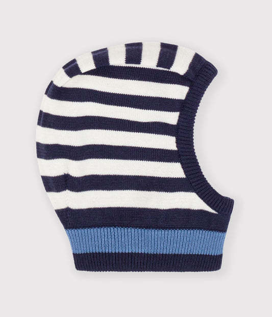 Uld og bomulds balaclava til baby - SOIR/MULTICO