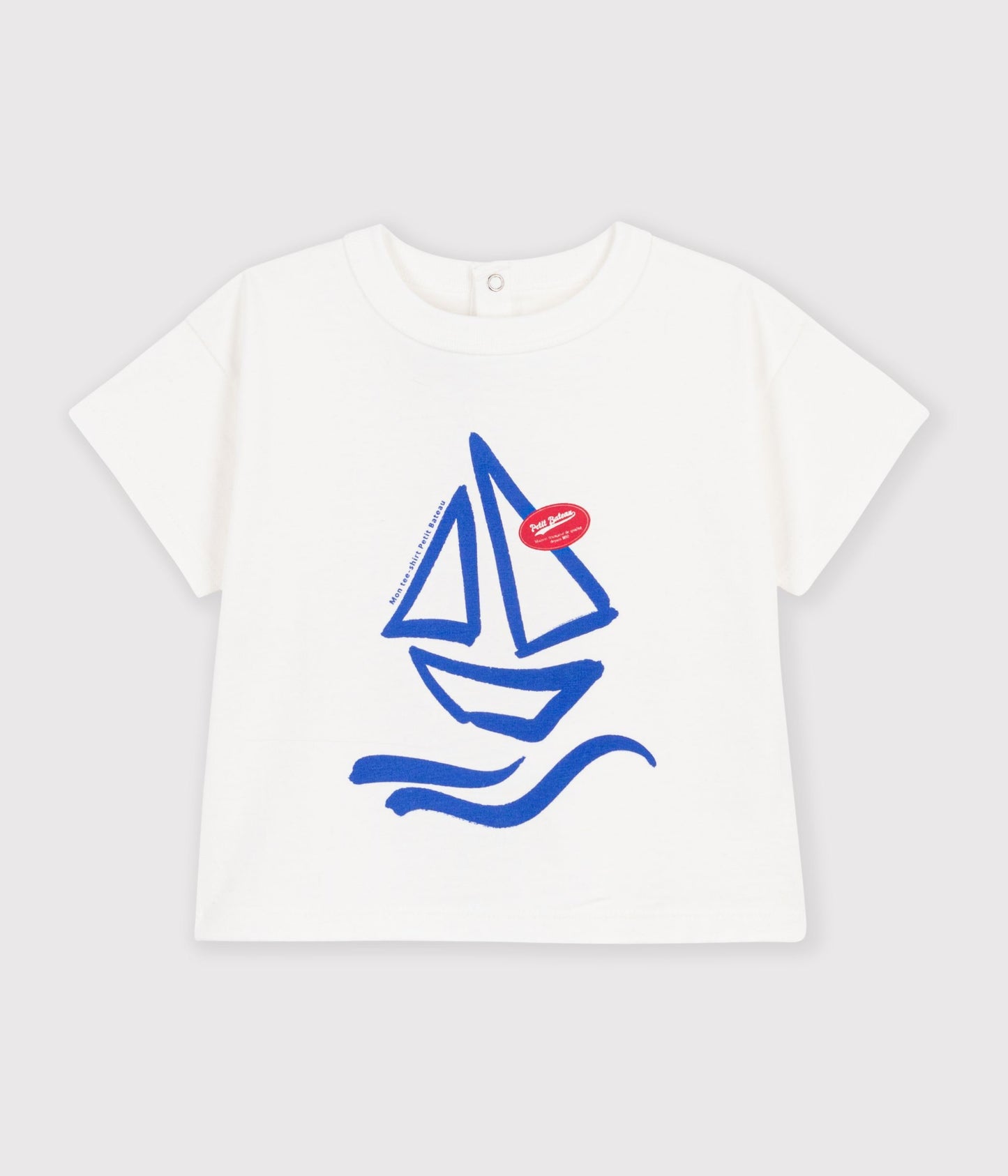 T-shirts - Blå bådprint
