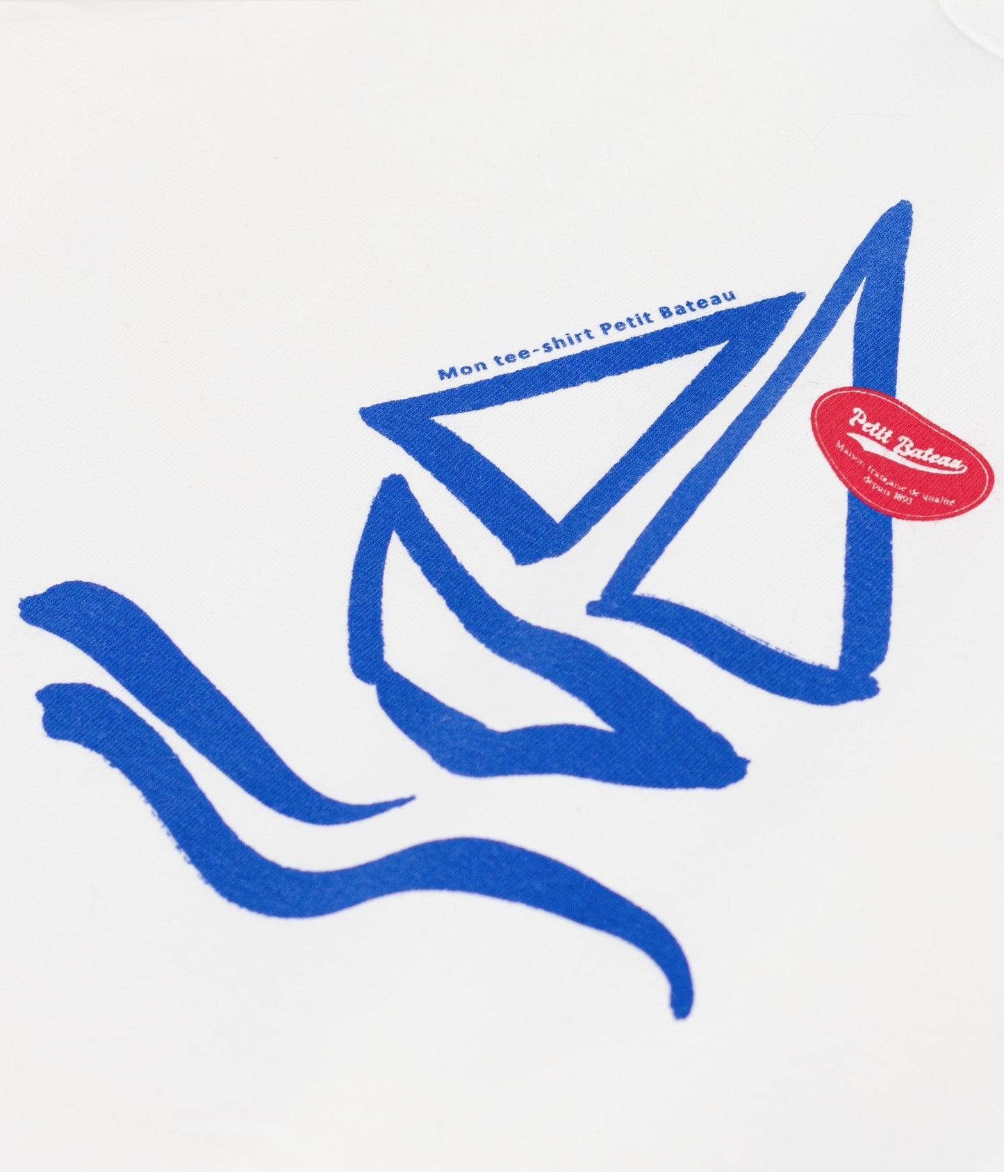 T-shirts - Blå bådprint