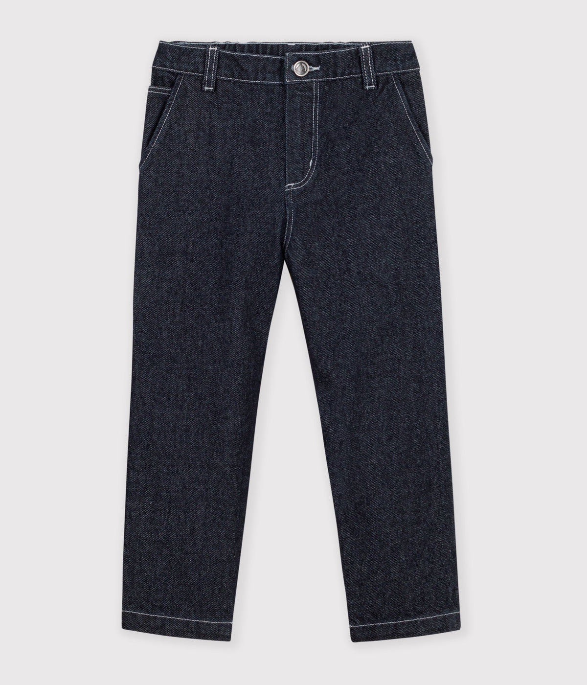 Carpenter-style denimbukser til børn - DENIM BRUT FONCE