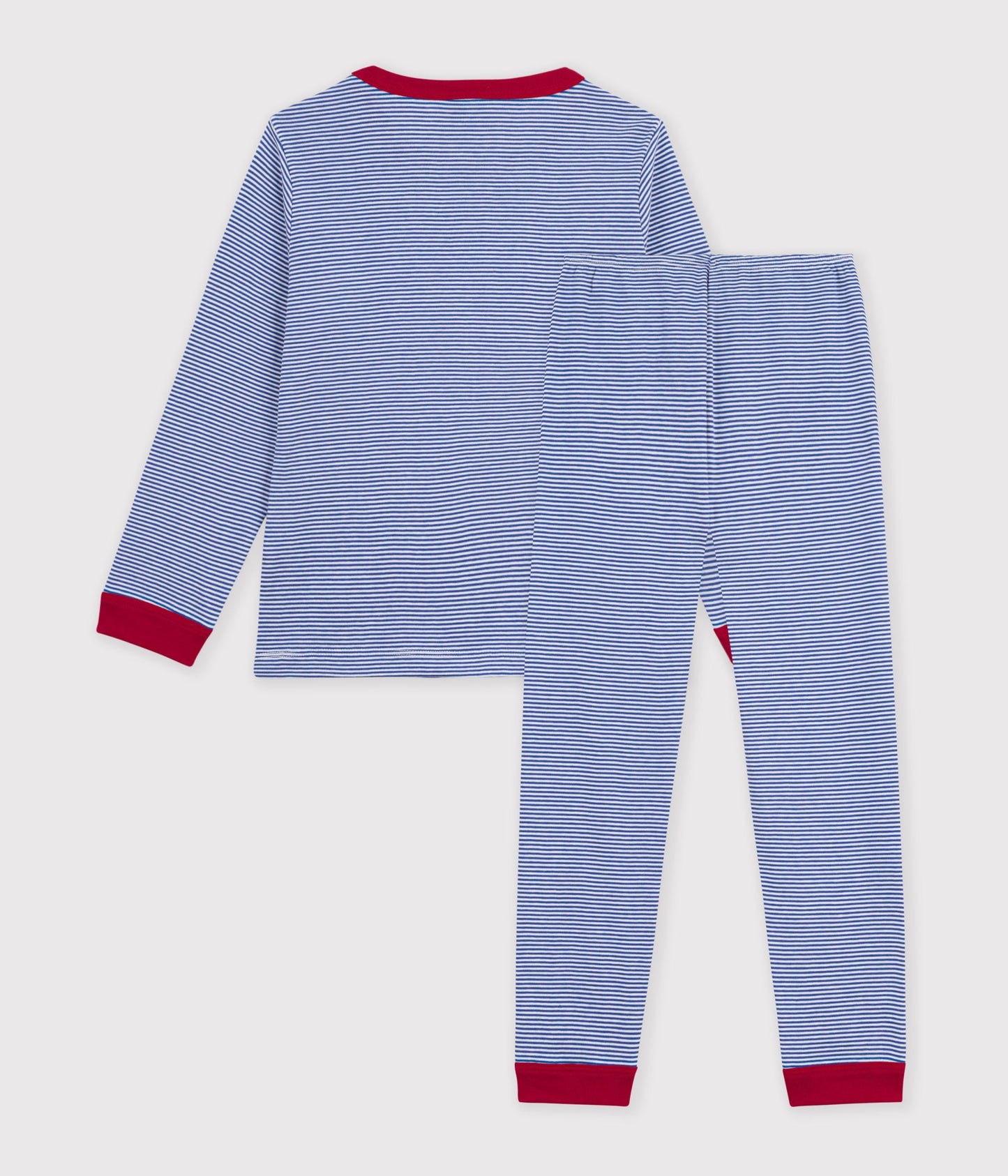Pyjamas i milleraies striber - ULTRAMARINE/MARSHMALLOW