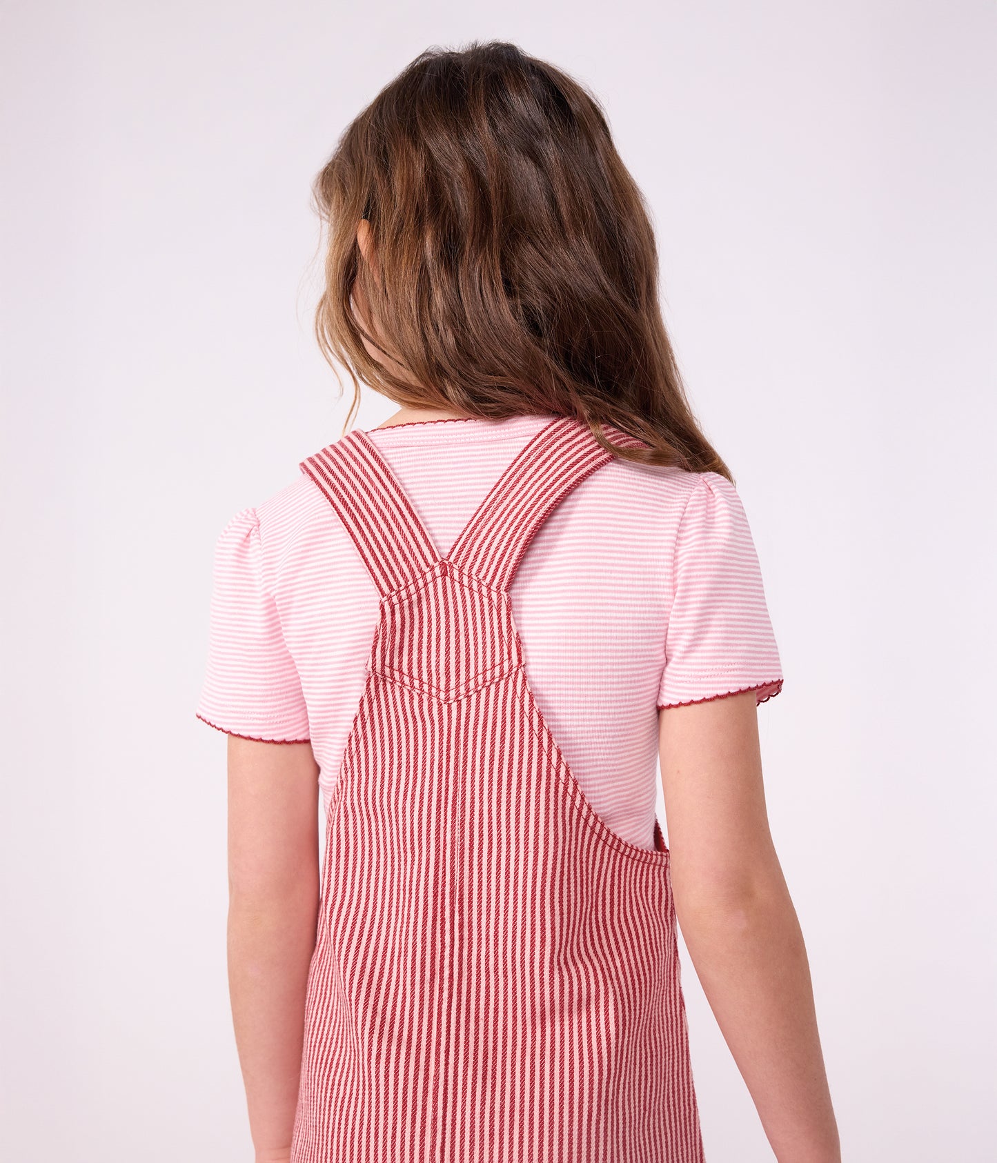 Milleraies stribet t-shirt - Charmi lyserød
