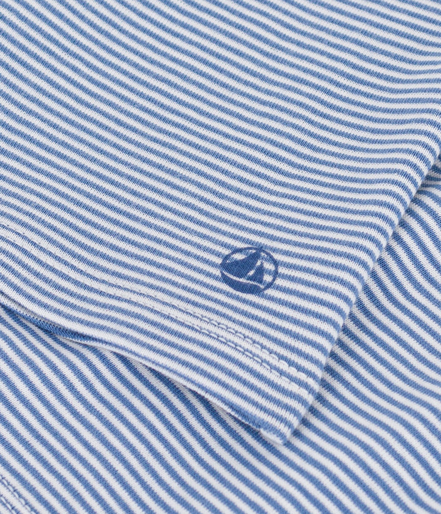 Milleraies stribet t-shirt - Riviera blå