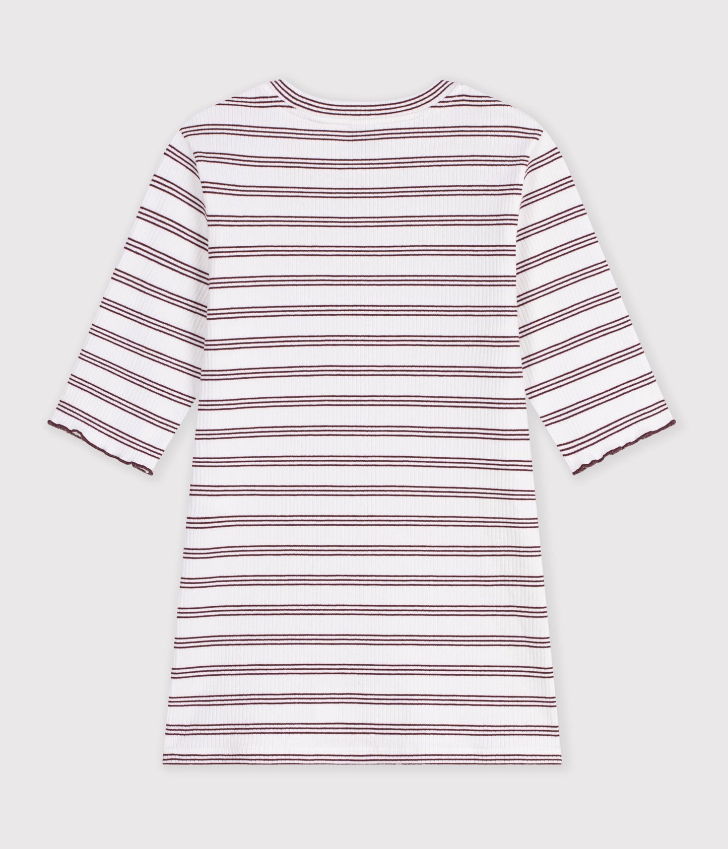 T-shirt til kvinder - Marshmallow/Truffe